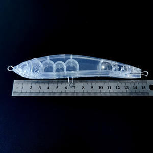 เหยื่อตกปลาแบบไม่มีสี ขนาด 148 มม. น้ำหนัก 43 กรัม แบบจมน้ำ รูปทรงดินสอ สำหรับตกปลาในน้ำจืด น้ำเค็ม ปลาแซลมอน ปลาไพค์  แบบ DIY - Product Image 4