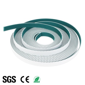 Vendita calda a basso rumore lunga lunghezza verde tessuto in acciaio cavo Open end PU cinghia di distribuzione con rivestimento NFT - Product Image 1