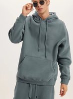 Sweat à capuche polaire épais 430 GSM pour homme, avec logo personnalisé brodé et imprimé en relief, poche, streetwear d'hiver
