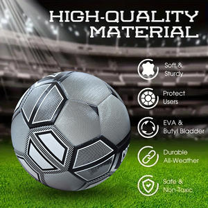 Pallone da Calcio Personalizzato in Impiallacciatura da 32 Pezzi, Misura 5, Anti-Esplosione, Resistente all'Usura, <span class=keywords><strong>Tema</strong></span> Ronaldo, Logo Stampato, per Partite e Allenamenti Studenteschi - Product Image 3