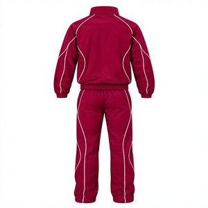 Conjunto Deportivo para Mujer Color Borgoña, Ropa Deportiva de Poliéster al Por Mayor, Traje para Correr con Logotipo Personalizado, Chándal de Entrenamiento Atlético para Mujer - Product Image 2
