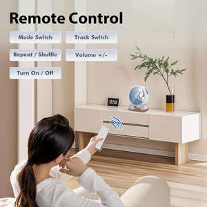 Reproductor de CD Portátil de Madera con Altavoces Bluetooth, Control Remoto y Pantalla Digital para Música en Casa, Aprendizaje de Idiomas y Audiolibros - Product Image 4