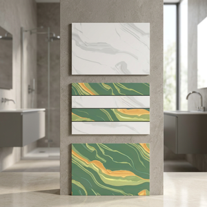 300x450mm Perroquet Vert Designer 30x45cm Numérique Glacé Imprimé 12x18 Carreaux Muraux en Céramique Brillante au Prix Showroom Vente en Gros - Product Image 1