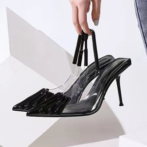 Chaussures à talons Slingback, nouveaux modèles, chaussures pour femmes, talons pour dames - Product Image 2
