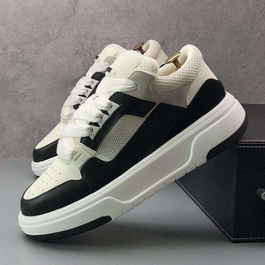 2026 New Designer Luxury <b>Shoes</b> Black <b>White</b> Men Fashion <b>Leather</b> Rubber Casual <b>Shoes</b> Designer brand Trainer <b>Shoes</b> Men - Product Image 5