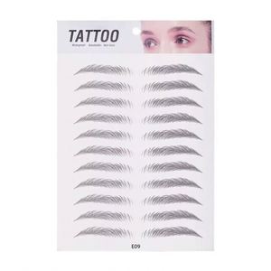 Kit de pochoirs autocollants temporaires imperméables pour tatouage, pour des sourcils parfaits - Product Image 2