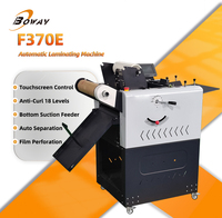 Laminateur automatique à air chaud et froid Boway BW-F370E avec fonction de découpe automatique pour laminage en rouleau A3/A4/A5