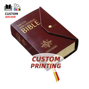 Stampa Professionale <span class=keywords><strong>di</strong></span> Bibbie con Copertina Rigida, Stampa UV a Spot, Laminazione Soft Touch, Carta Sottile 60gsm, Edizione Raffinata per Scuola Domenicale - Product Image 1