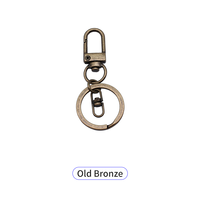 Porte-clés mousqueton de luxe en alliage de zinc avec logo personnalisé, boussole, cordon pivotant, mousqueton à déclenchement rapide, fermoirs à griffes, étanche et léger