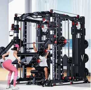 Fitness Apparatuur Thuis Multifunctionele Gantry Smith Machine Squat Een Set Combinatie Uitgebreide Training Apparatuur