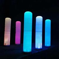 Pilier Gonflable LED pour Événements de Mariage Blancs, Décoration d'Entrée de Scène de Fête avec Logo Personnalisé et Style Moderne