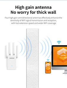 Repetidor de Señal Inalámbrica Comfast de 300 Mbps, Extensor de <span class=keywords><strong>Wifi</strong></span>, Repetidor <span class=keywords><strong>Wifi</strong></span> para Redes de Largo Alcance - Product Image 4