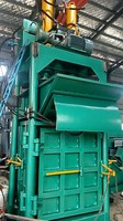 Máquina compresora de embalaje de plástico de papel de desecho de empacadora vertical