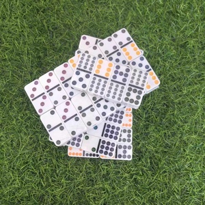 Đôi 12 <span class=keywords><strong>Domino</strong></span> với 91 gạch <span class=keywords><strong>DOMINO</strong></span> được đánh số-Trò chơi 2 hoặc 4 người chơi & Lý tưởng cho đêm trò chơi vui nhộn và du lịch gia đình - Product Image 2