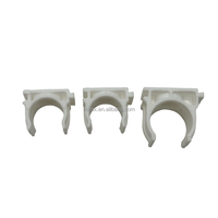 Collier de serrage en U en PVC blanc pour câble d'alimentation en eau, 20mm 25mm, fabriqué en Chine