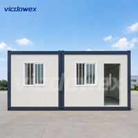 VICDOWEX Bureau Conteneur Contemporain Préfabriqué pour Chantiers de Construction, Entrepôts et Projets de Bâtiments de Bureaux