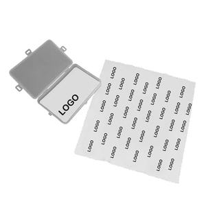 กล่องพลาสติกของขวัญส่งเสริมการขายพร้อมผ้าทําความสะอาดไมโครไฟเบอร์ ผ้าทําความสะอาดแว่นตา ผ้าเช็ดเลนส์ - Product Image 3