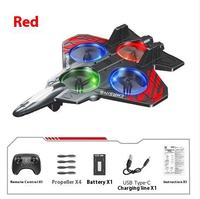 Avions télécommandés à LED colorées, rotation à 360 degrés, résistants aux chutes, mini avions en mousse, drone volant, jouet jet