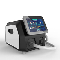 Appareil de thérapie au laser diode 808 nm Portalase avec refroidissement par air/eau pour l'épilation et le rajeunissement de la peau - Unité de bureau portable