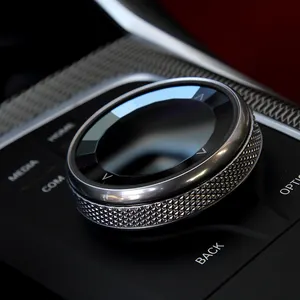 Araba aksesuarları japon kristal MGU multimedya denetleyici düğme kapağı BMW 3 serisi şasi G20 2020