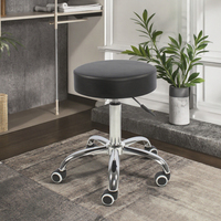 Chaise de bureau moderne réglable en hauteur avec roulettes, tabouret pivotant confortable pour salle à manger et bureau