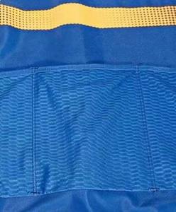 Jersey de Ciclismo de Manga Larga en Bloques de Color Azul y Naranja, Doble Adaptabilidad para Primavera y Otoño, Torneos, Entrenamiento, Desplazamientos Diarios, Personalizable - Product Image 5