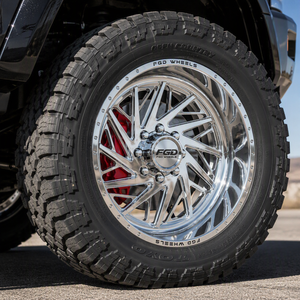 Roue forgée personnalisable à déport négatif style H de 20, 22, 24, 26, 28 pouces pour CHEVROLET Colorado Silverado 1500 Silverado HD - Product Image 3