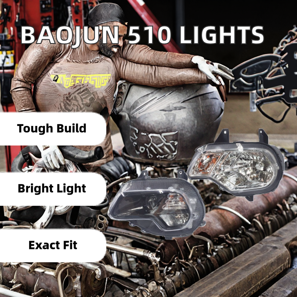 Wuling Baojun 510 2017-2019 Auto Headlight Assembly Halogen & Xenon Front Lamp Lighting Auto Parts Image 4