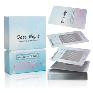 Connexion personnalisée cartes de <span class=keywords><strong>jeu</strong></span> de couple cartes à <span class=keywords><strong>gratter</strong></span> couple cartes à jouer pour adultes cartes de fête - Product Image 4