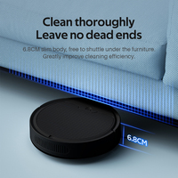 Aspirateur robot intelligent avec fonction de nettoyage humide et sec, contrôle par application, charge USB pour usage domestique