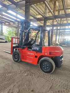 Montacargas diésel portátil Heli de 7 toneladas con motor principal, usado, para carga de 3 y 5 toneladas, elevación autodirigida, venta al por mayor en almacén. - Product Image 2
