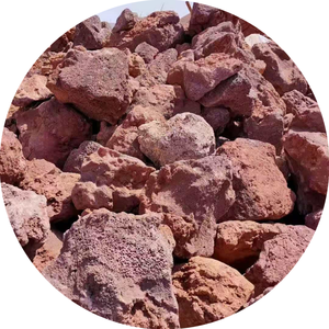 De Fabrikant Exporteert Hoogwaardige Rode En Zwarte Lava Vulkanische Steen Decoratieve Bestrating Voor Groothandel - Product Image 2
