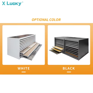 Hot bán gỗ PEG Hội Đồng Quản trị đứng ngả gạch ceramic Rack hiển thị Acrylic Lash gạch tay Tấm hiển thị ngăn kéo trường hợp - Product Image 6