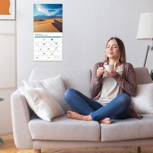 Calendrier mural 2026, 18 mois, Parcs nationaux, 2026-2027, <span class=keywords><strong>grand</strong></span> calendrier en papier offset avec taille personnalisable - Product Image 4
