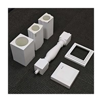 Balustre décoratif en polyuréthane professionnel en gros de Chine pour l'intérieur et l'extérieur