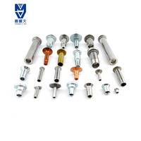 Rivets aveugles semi-tubulaires en acier inoxydable galvanisé sur surface, norme DIN, sur mesure, 2 mm, 10 mm, 16 mm, 20 mm