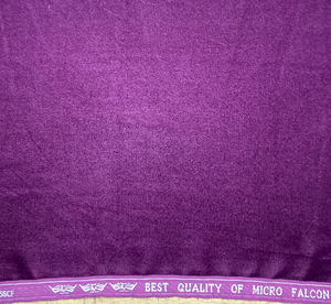 2021 Popular Plain Dyed <strong>Purple</strong> Color Micro <strong>Velvet</strong> 9000 PD Woven Fabric Weight 120gsm for Women's Dresses - Product Image 3