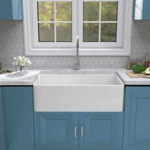 <span class=keywords><strong>Lavello</strong></span> da <span class=keywords><strong>Cucina</strong></span> Moderno in Ceramica Bianca da 36 Pollici, Design Rettangolare con Frontale a Grembiule, Certificato CUPC - Product Image 3
