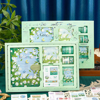 Boîte-cadeau de journal créatif à faire soi-même, ensemble de carnets personnalisés, ensembles de cadeaux de papeterie mignons, kit de journal de scrapbooking