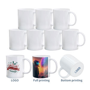 सफेद 11OZ 3A Minimalist सिरेमिक कॉफी मग के लिए सादे सफेद कॉफी मग मुद्रण के लिए व्यापार उपहार हाथा 1 उपयोगकर्ताओं स्वीकार - Product Image 1