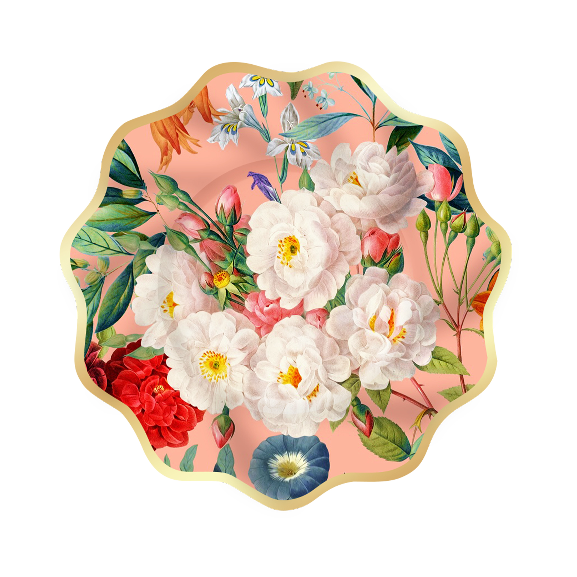 Assiette en carton de 26,7 cm * 8 pièces