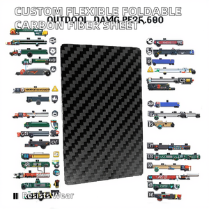 Lámina Flexible Tejida a Medida, Corte CNC, Tela de Fibra de Carbono para Accesorios de Equipaje de Auto para Niños y Niñas, Plegable y Resistente a la Abrasión - Product Image 2