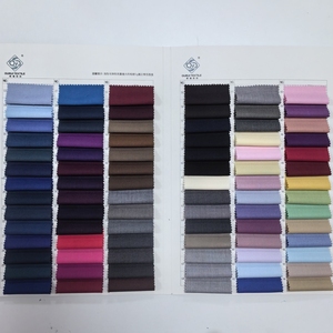 Tissu de costume tissé TR pour homme, 80% polyester 20% <span class=keywords><strong>viscose</strong></span>, teint uni, style sergé, pantalon blanc pour garçons, vente en gros - Product Image 6