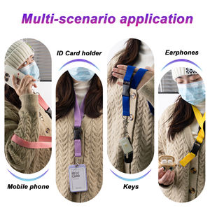 カスタムデザイン ポリエステル製 ランヤード フックアクセサリー付き 熱転写印刷 - Product Image 3