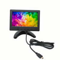 Moniteur lcd de voiture et camion, écran 7 pouces, 1024x600, VGA AV BNC, moniteur pour véhicule