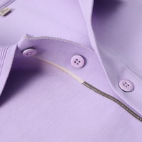 Polo homme haut de gamme en coton traité à l'ammoniaque liquide, résistant à la décoloration, respirant, personnalisable, à manches courtes – Fournisseur direct usine