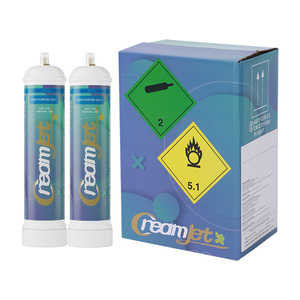 Bouteille de gaz N2/CO2 pour crème fouettée de qualité alimentaire CreamJet USA, outils pour desserts, cylindre de gaz - Product Image 1