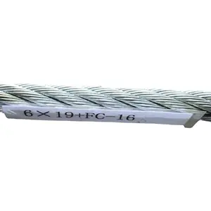 Hot sell All Sizes Tower Crane Tension Cable Steel Wire Rope Galvanized Steel Cable