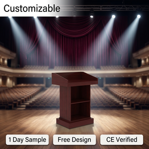 Podio de Iglesia Moderno CP-103 de <span class=keywords><strong>Everpretty</strong></span>, Certificado ISO, de MDF Resistente con Revestimiento de Chapa, Servicio Postventa de 3 Años para Salas de Culto y Capillas - Product Image 2