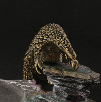 Grande statue d'arasa en imitation antique, ornements d'animaux, artisanat pour collection à domicile